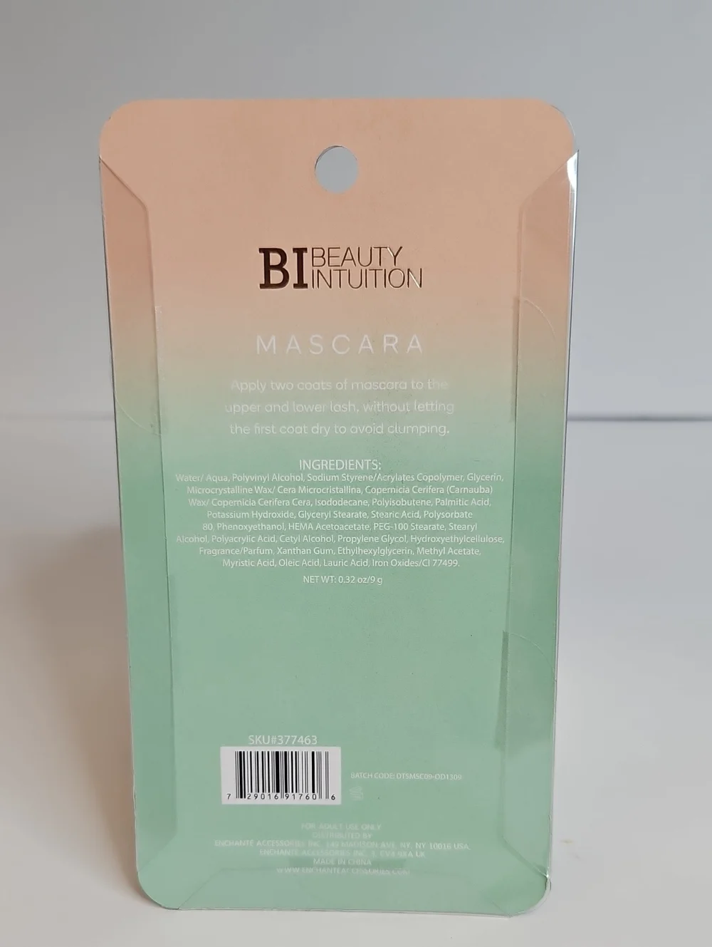 BIG, CURL LASHES MASCARA BY BEAUTY INTUITION RICH BLACK 0.32 OZ